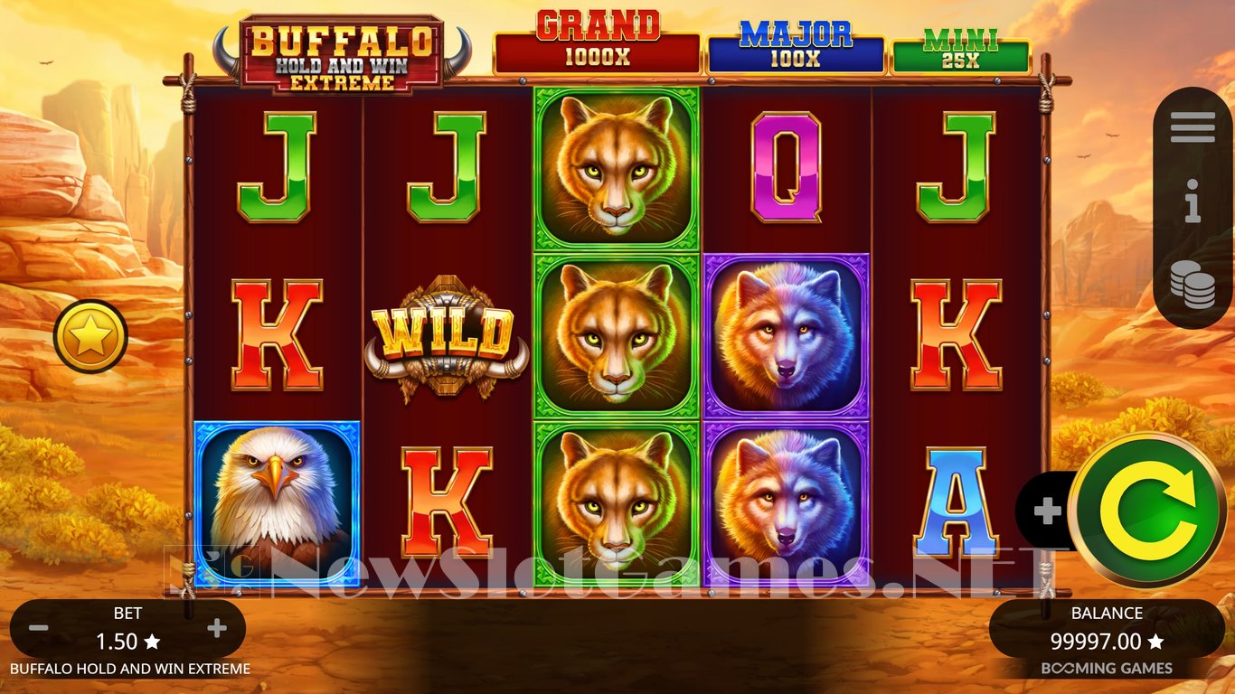 Buffalo Hold and Win Extreme Slot Slot Image in Demo - pic. 3