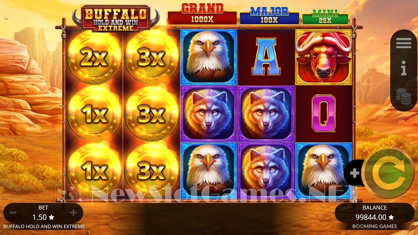 Buffalo Hold and Win Extreme Slot Slot Image in Demo - pic. 7