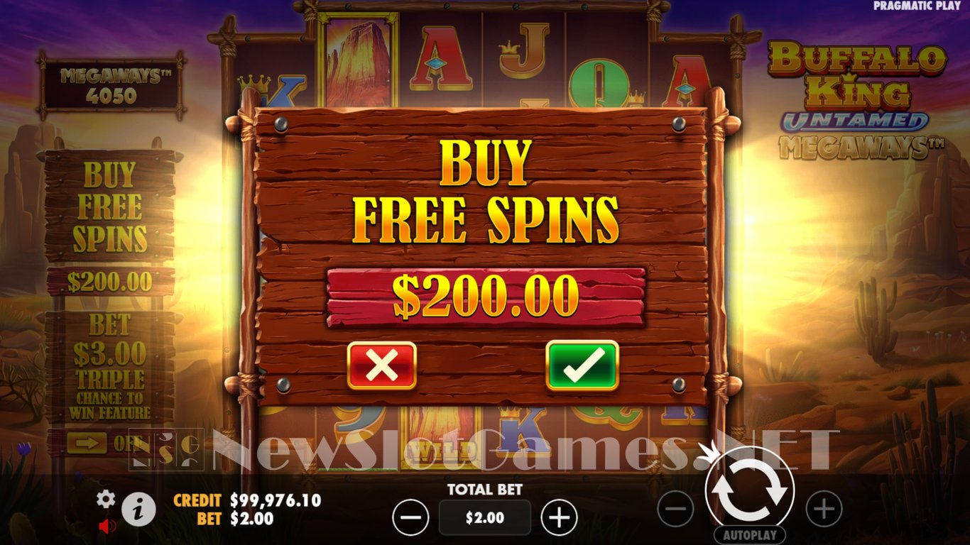 Buffalo King Untamed Megaways Slot Slot Image in Demo - pic. 3