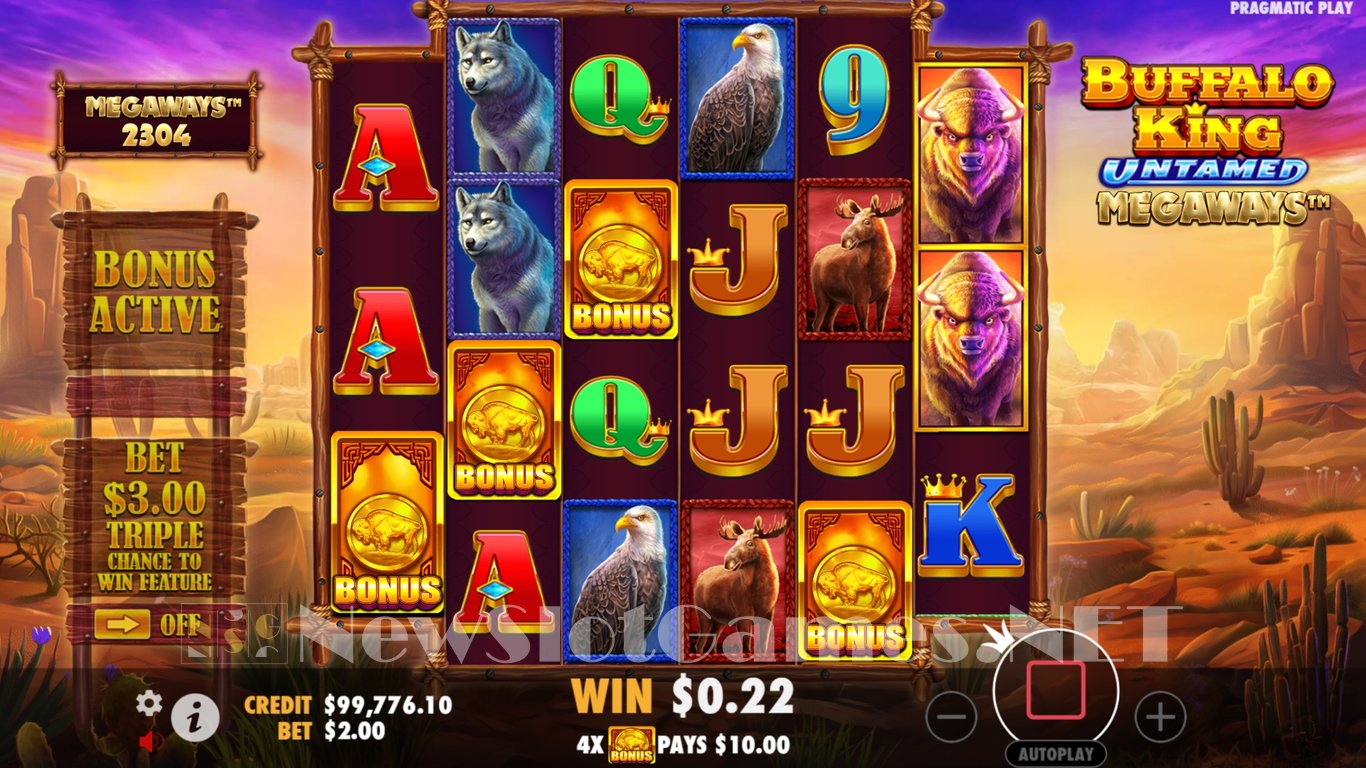 Buffalo King Untamed Megaways Slot Slot Image in Demo - pic. 4