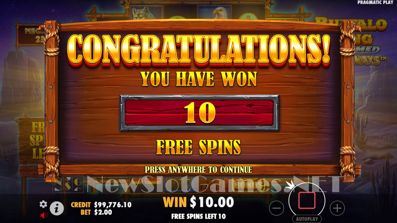 Buffalo King Untamed Megaways Slot Slot Image in Demo - pic. 5