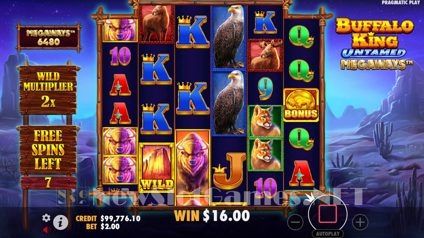 Buffalo King Untamed Megaways Slot Slot Image in Demo - pic. 6