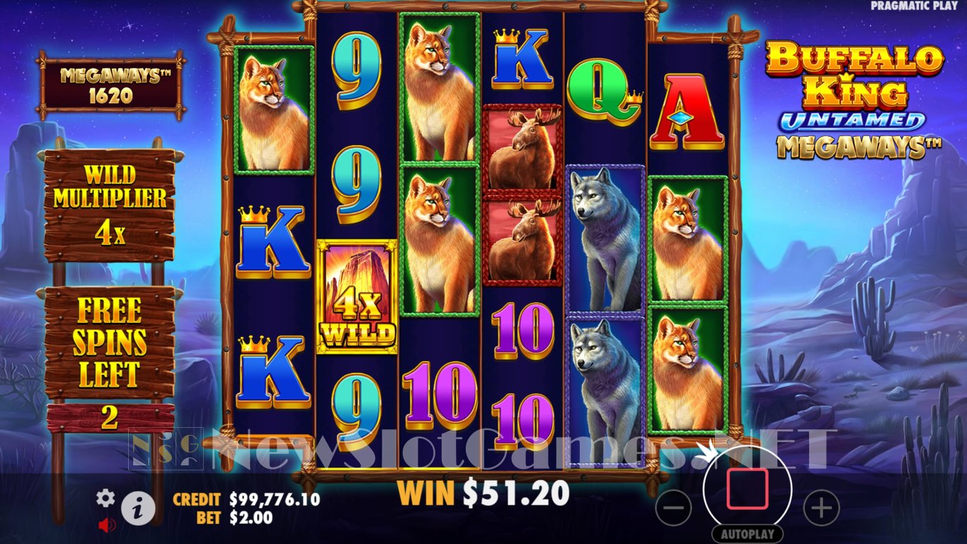 Buffalo King Untamed Megaways Slot Slot Image in Demo - pic. 8