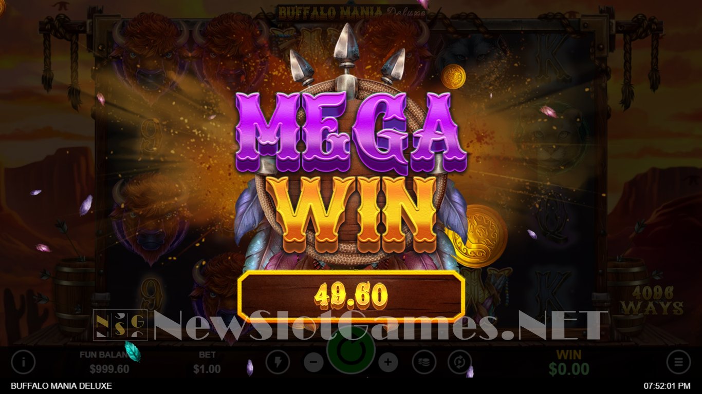 Buffalo Mania Deluxe Slot Slot Image in Demo - pic. 4