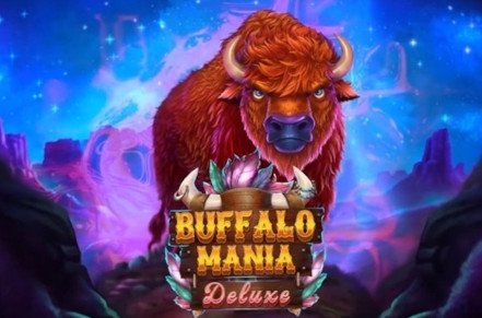 Buffalo Mania Deluxe Slot Logo
