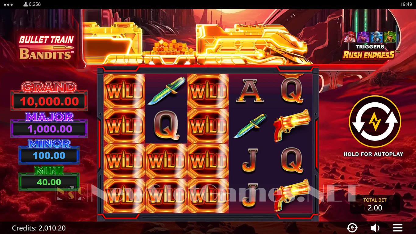 Bullet Train Bandits Slot Demo Image