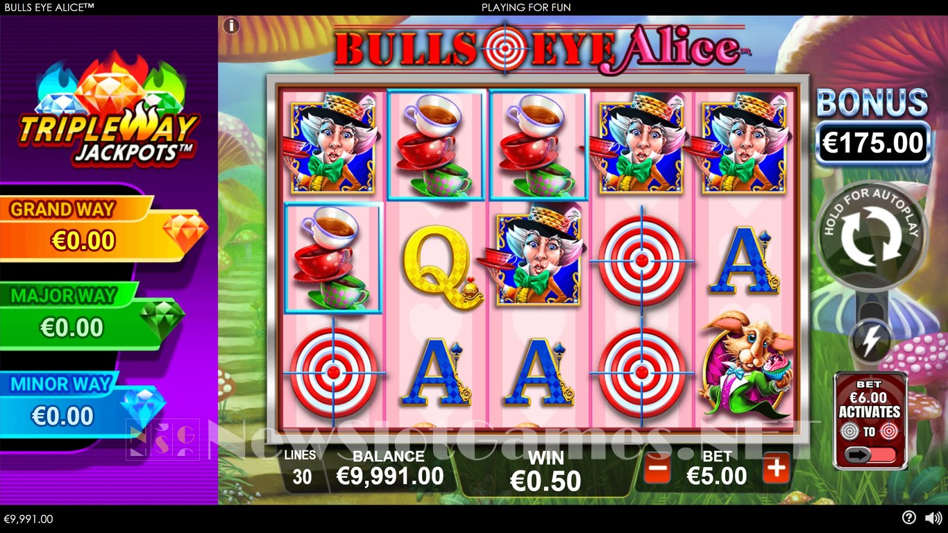 Bulls Eye Alice Slot Slot Image in Demo - pic. 2