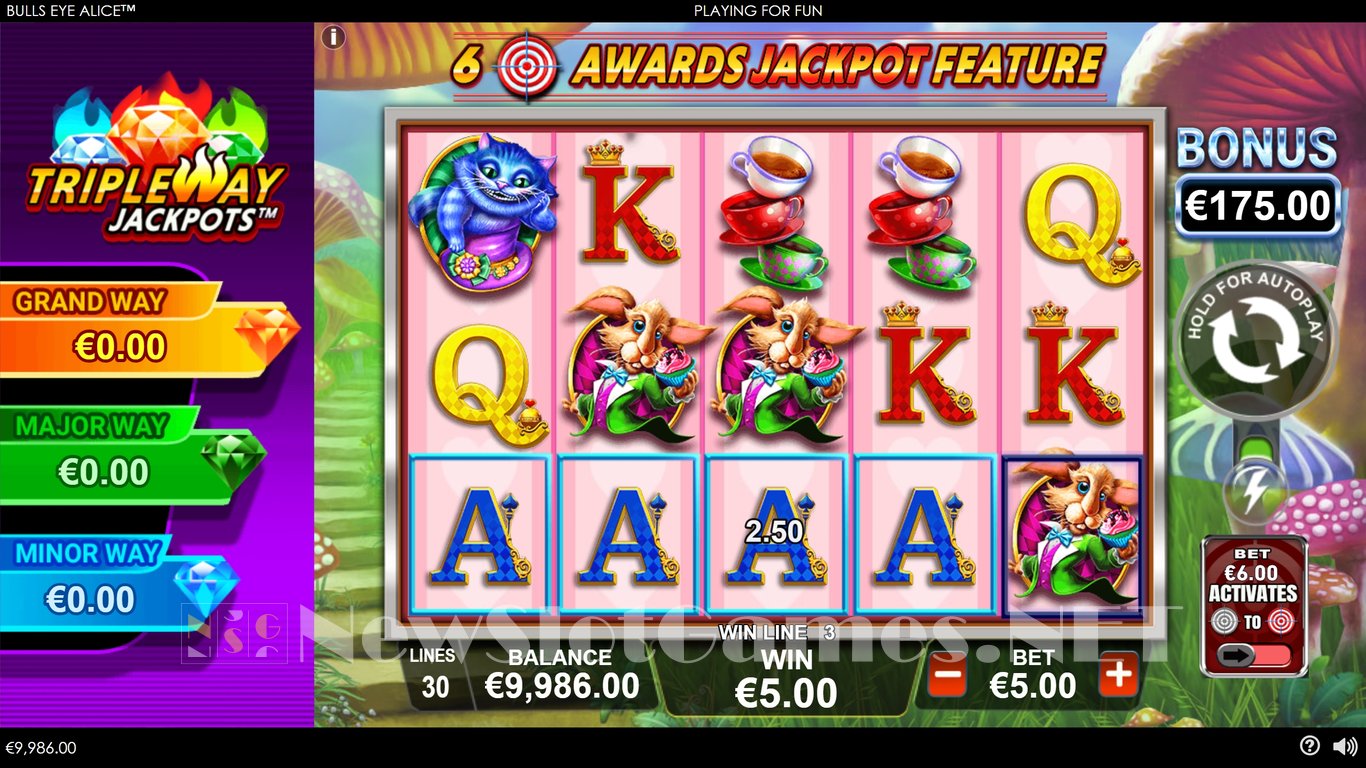 Bulls Eye Alice Slot Slot Image in Demo - pic. 3