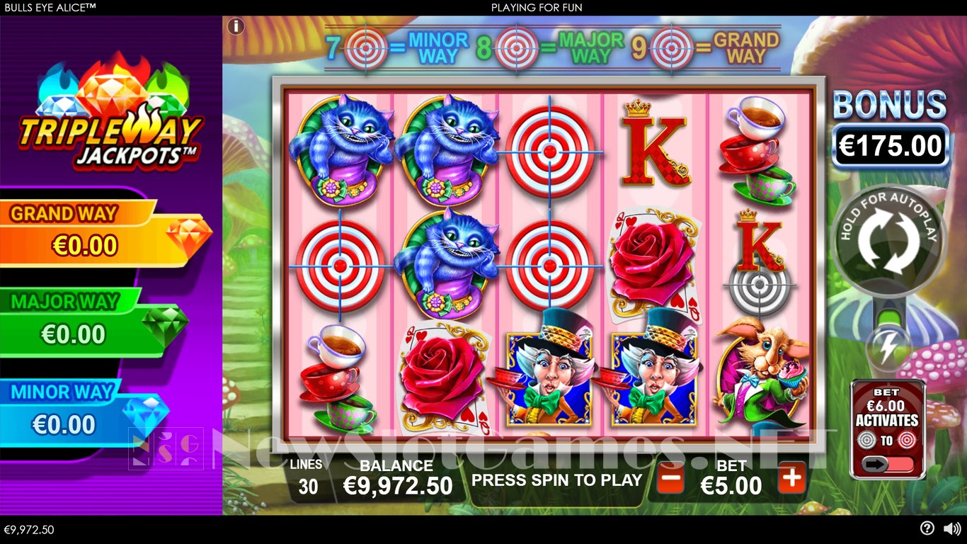 Bulls Eye Alice Slot Slot Image in Demo - pic. 5