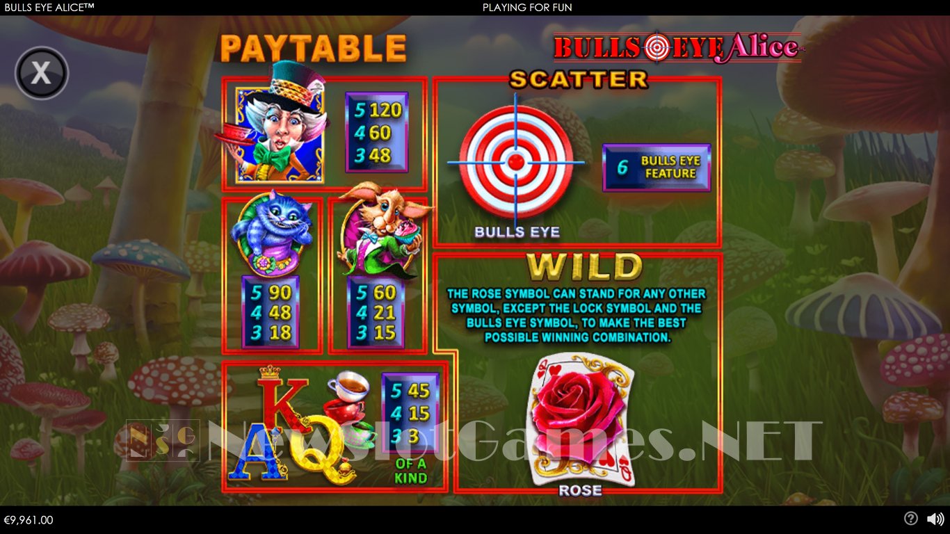 Bulls Eye Alice Slot Slot Image in Demo - pic. 9