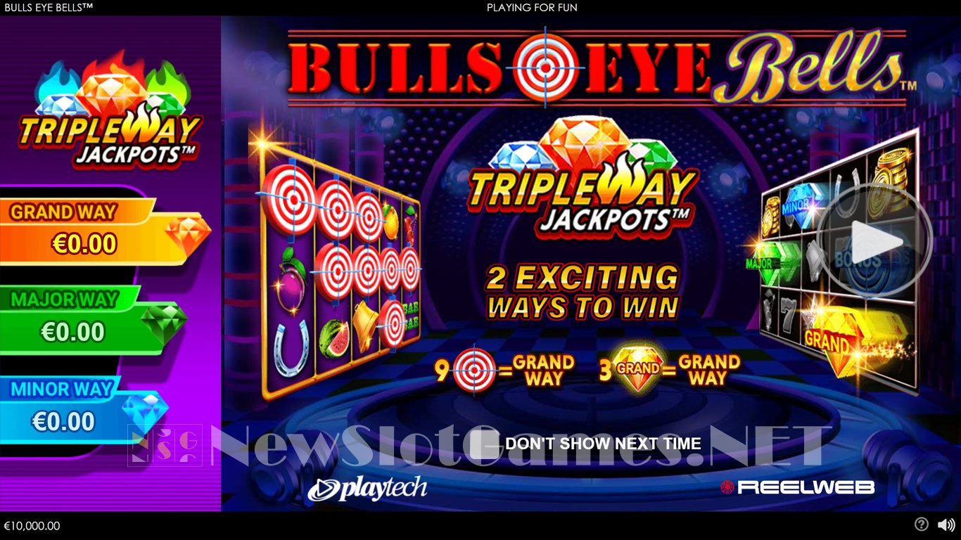 Bulls Eye Bells Slot Demo Image