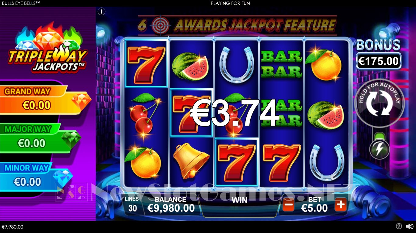 Bulls Eye Bells Slot Slot Image in Demo - pic. 5