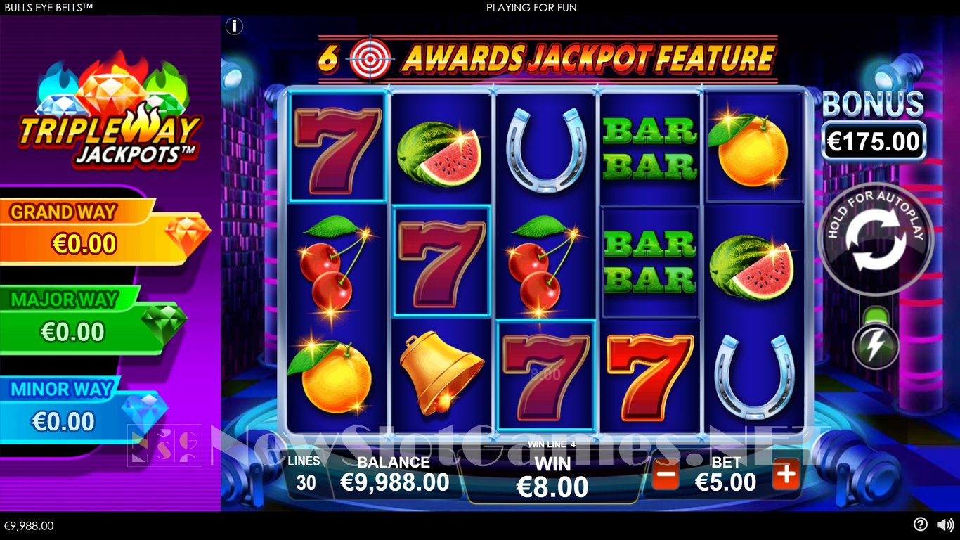 Bulls Eye Bells Slot Slot Image in Demo - pic. 6