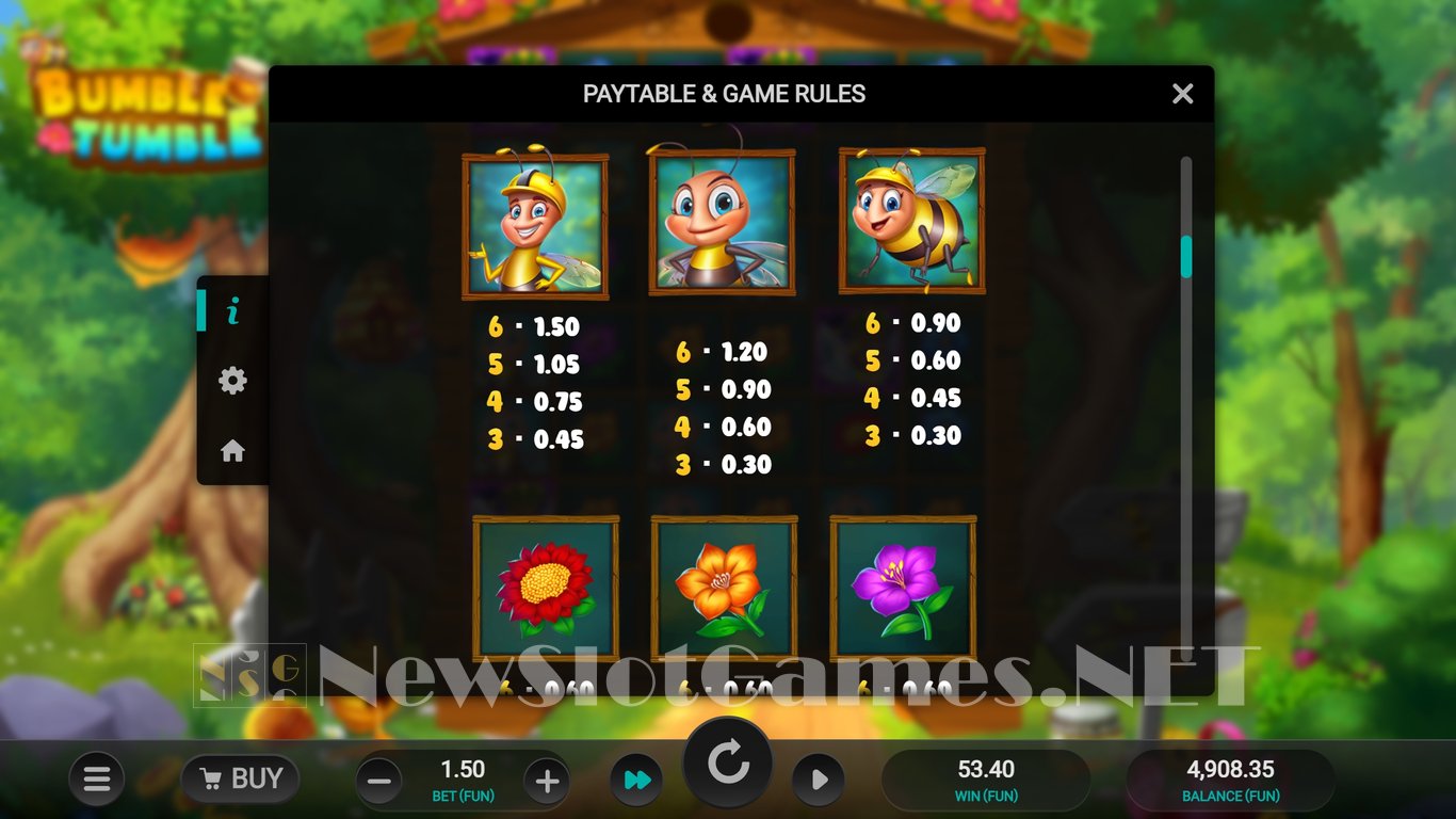 Bumble Tumble Slot Slot Image in Demo - pic. 12