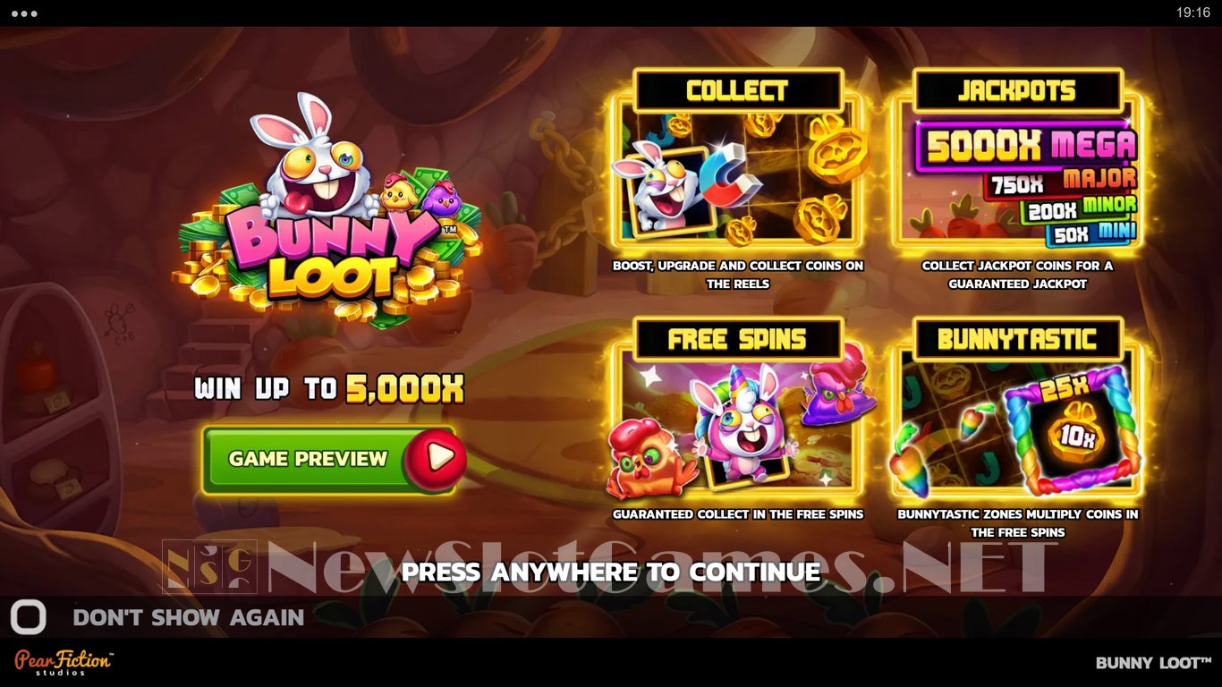 Bunny Loot Slot Demo Image