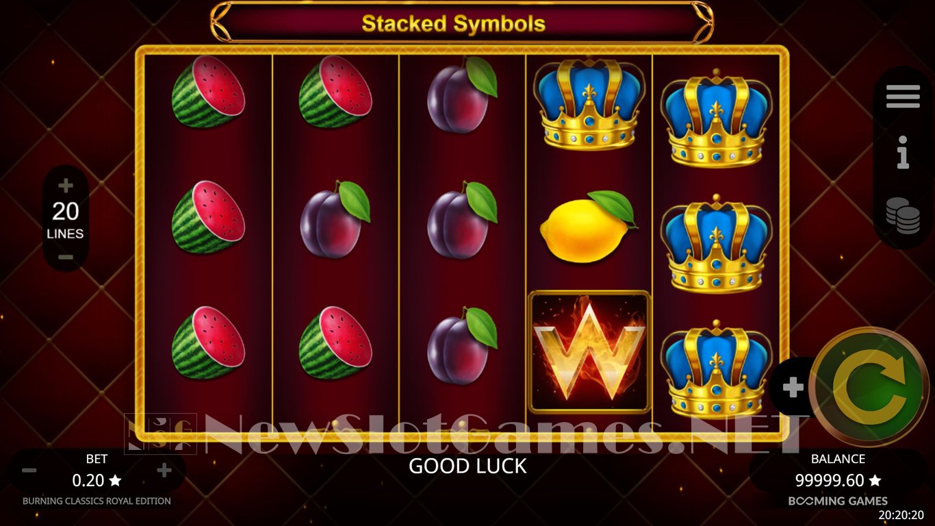Burning Classics Royal Edition Slot Demo Image