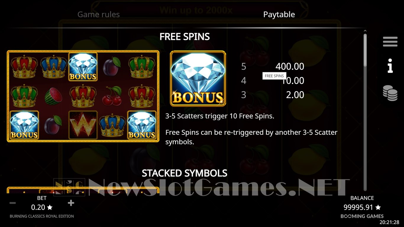 Burning Classics Royal Edition Slot Slot Image in Demo - pic. 12