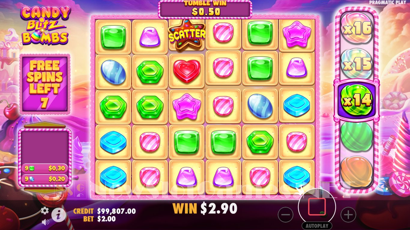 Candy Blitz Bombz Slot Slot Image in Demo - pic. 9