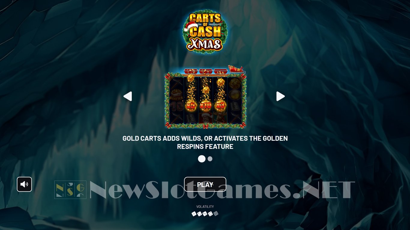 Carts Of Cash Christmas Slot Demo Image
