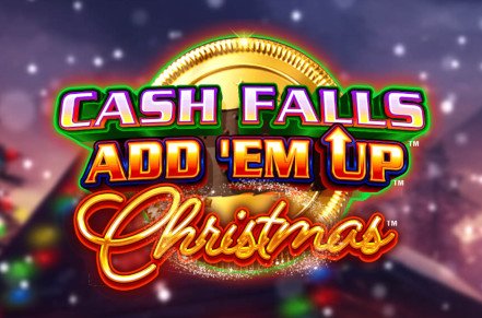 Cash Falls Add ‘Em Up Christmas Slot Logo
