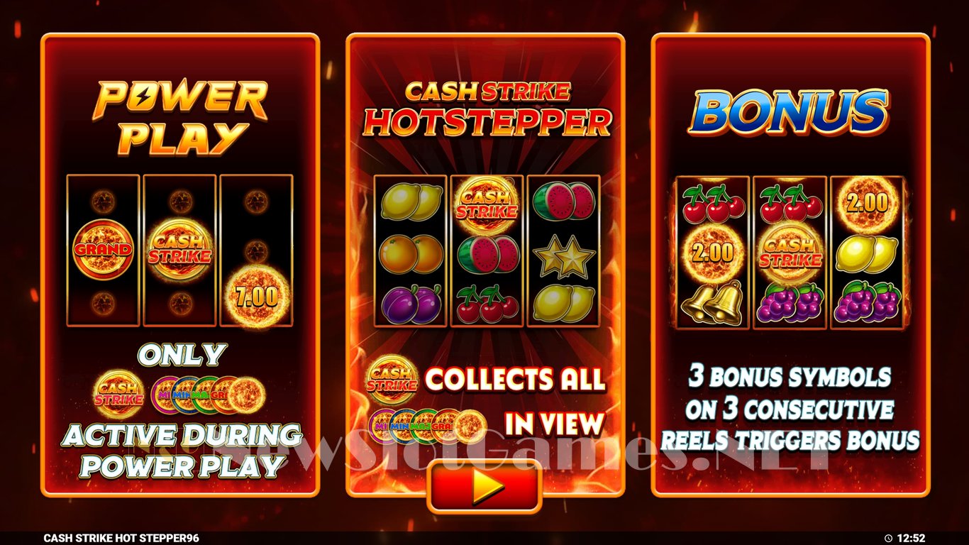 Cash Strike Hotstepper Slot Demo Image