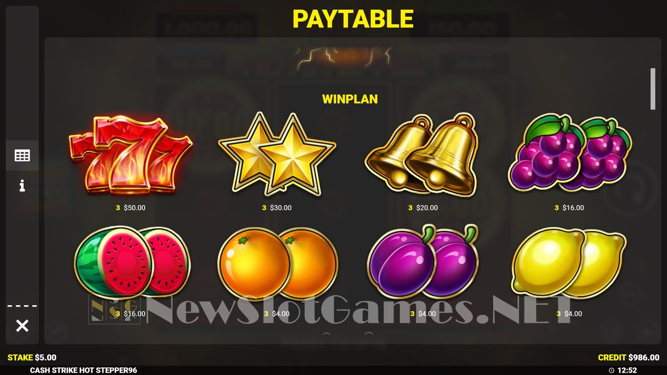 Cash Strike Hotstepper Slot Slot Image in Demo - pic. 8