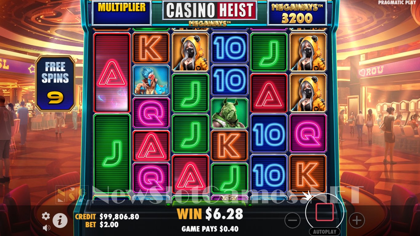 Casino Heist Megaways Slot Slot Image in Demo - pic. 10