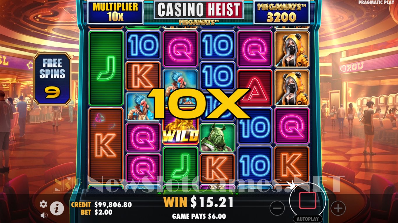 Casino Heist Megaways Slot Slot Image in Demo - pic. 11