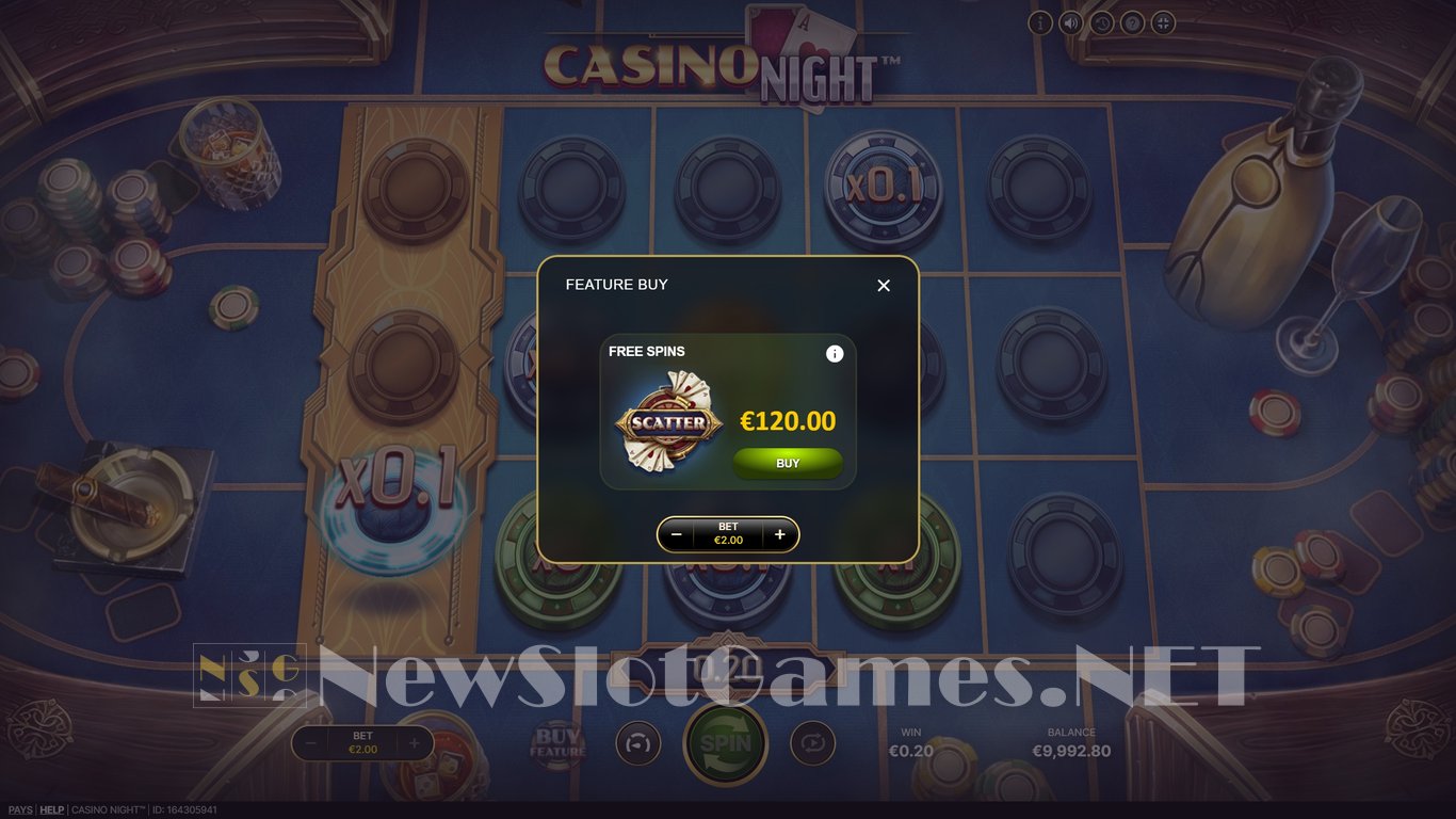 Casino Night Slot Slot Image in Demo - pic. 6