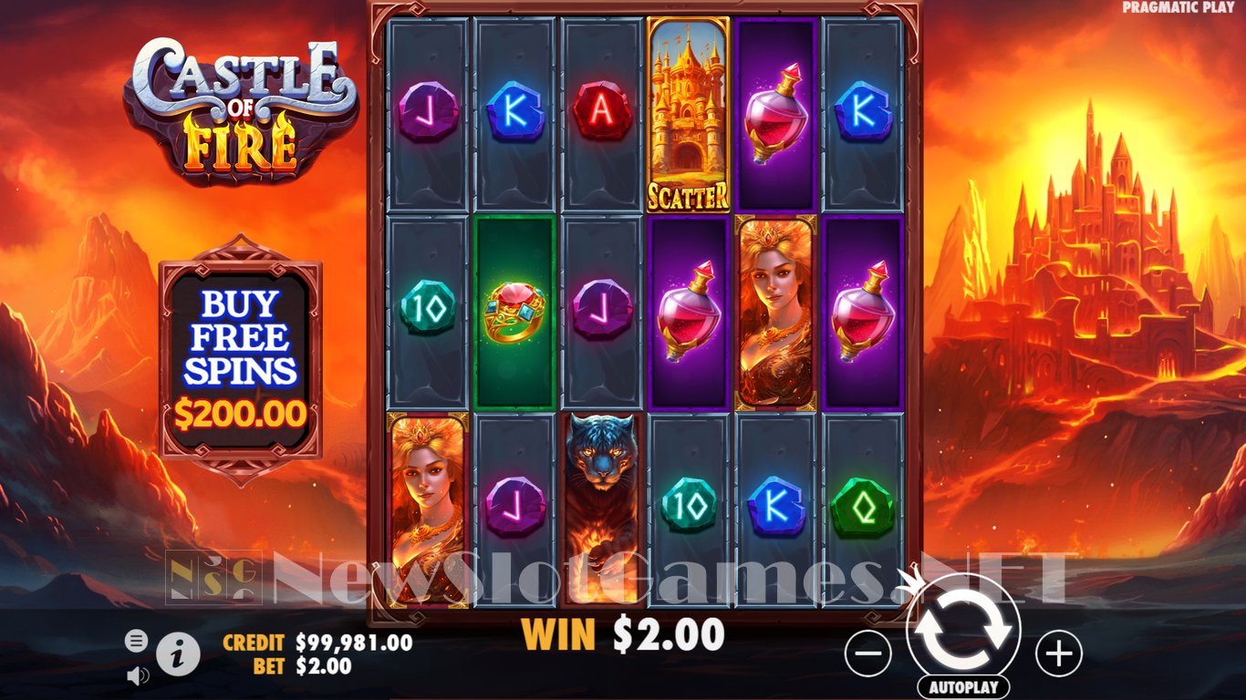 Castle of Fire Slot Slot Image in Demo - pic. 4