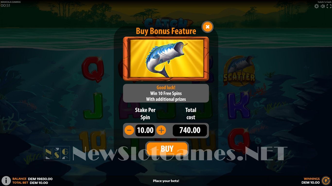 Catch N Cash Slot Slot Image in Demo - pic. 6