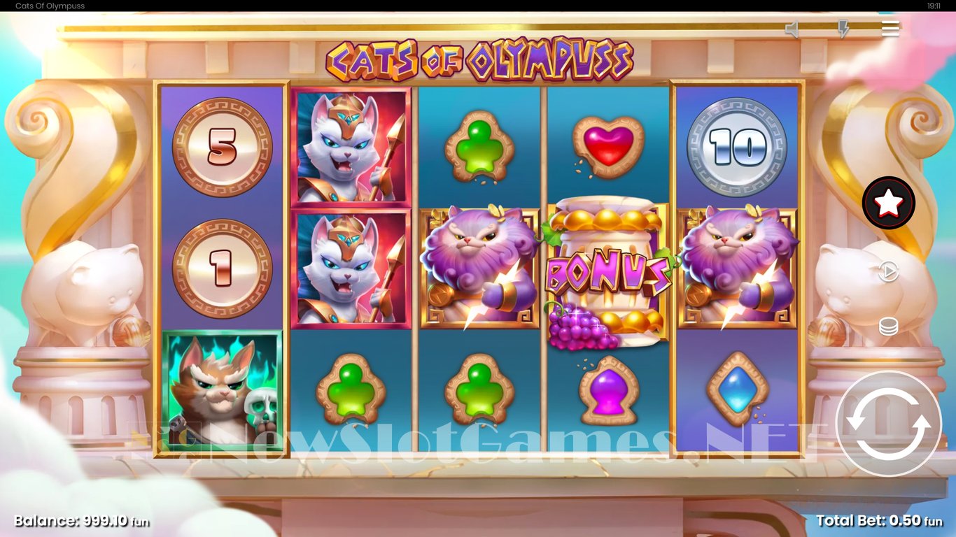 Cats of Olympuss Slot Slot Image in Demo - pic. 2