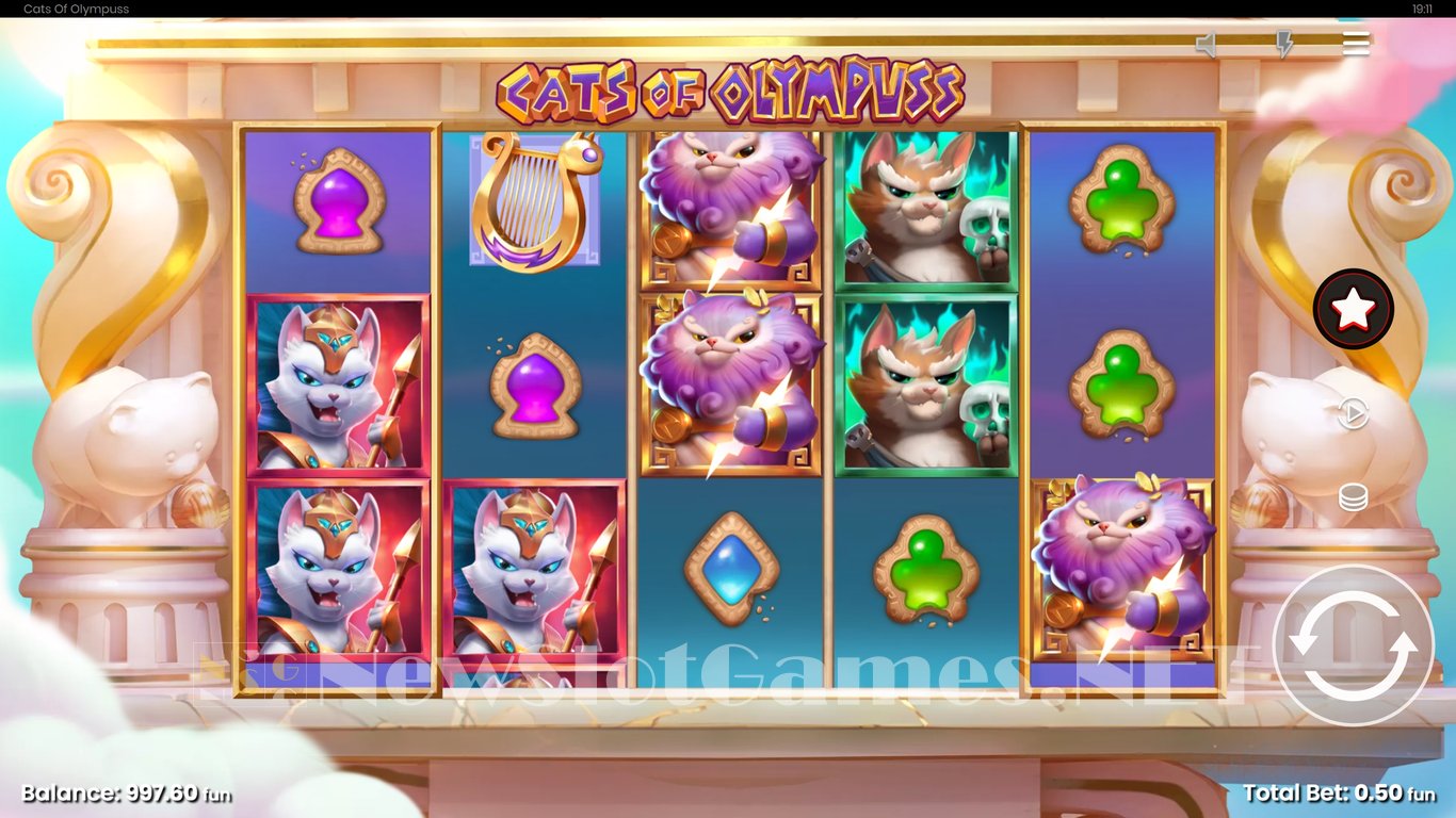 Cats of Olympuss Slot Slot Image in Demo - pic. 3