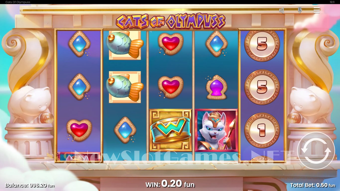 Cats of Olympuss Slot Slot Image in Demo - pic. 5