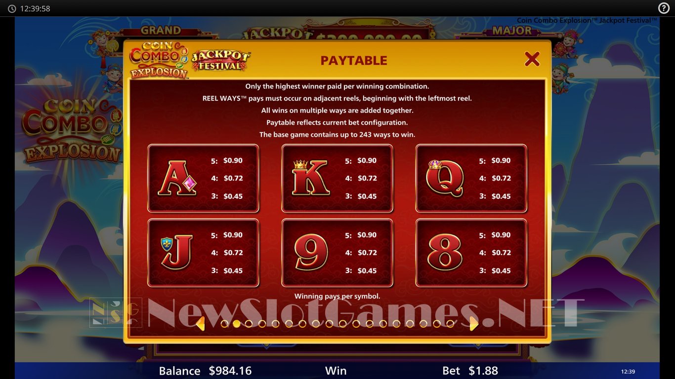 Coin Combo Explosion Jackpot Festival Slot Slot Image in Demo - pic. 8