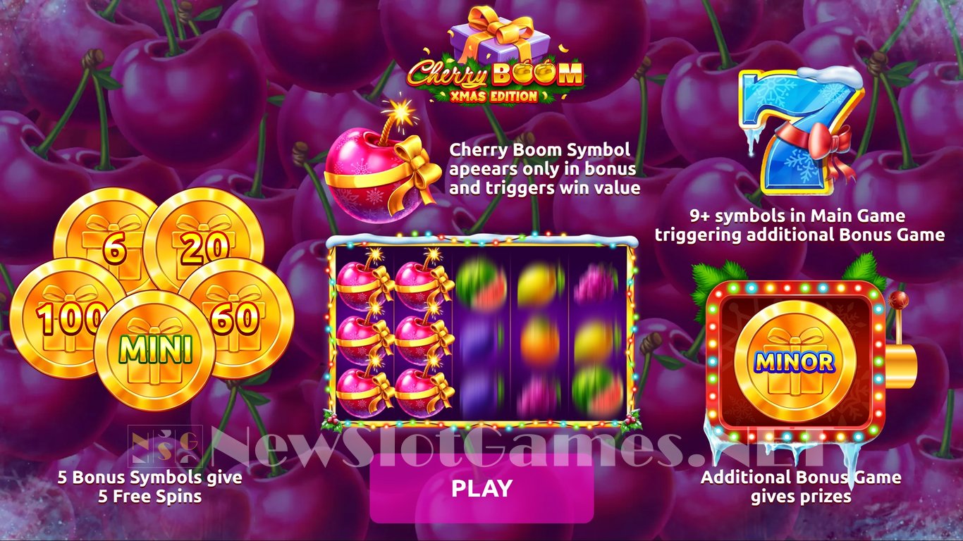 Cherry Boom Christmas Slot Demo Image