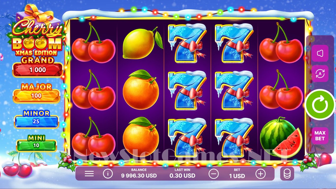 Cherry Boom Christmas Slot Slot Image in Demo - pic. 4