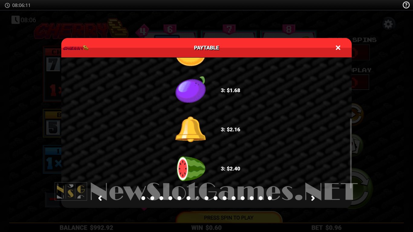 Cherry8 Slot Slot Image in Demo - pic. 10