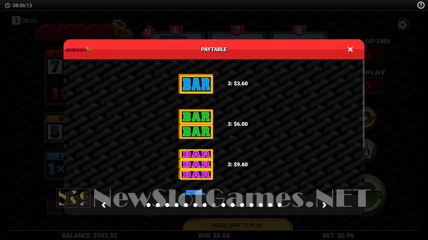 Cherry8 Slot Slot Image in Demo - pic. 11