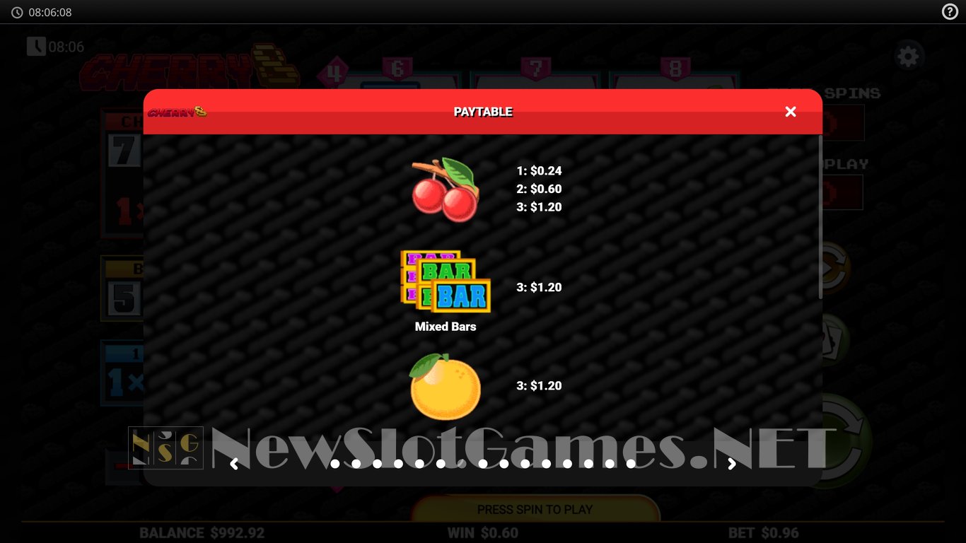 Cherry8 Slot Slot Image in Demo - pic. 9