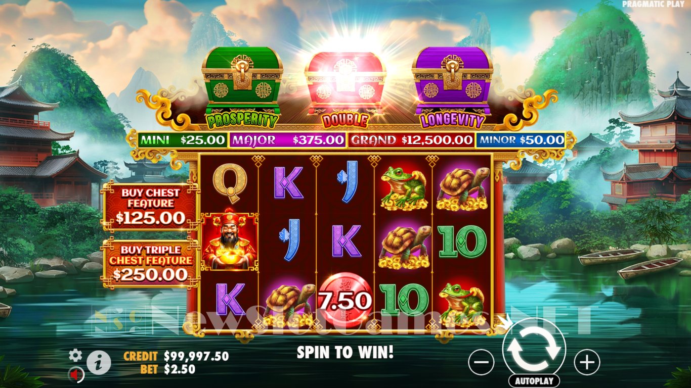 Chests of Cai Shen Slot Demo Image