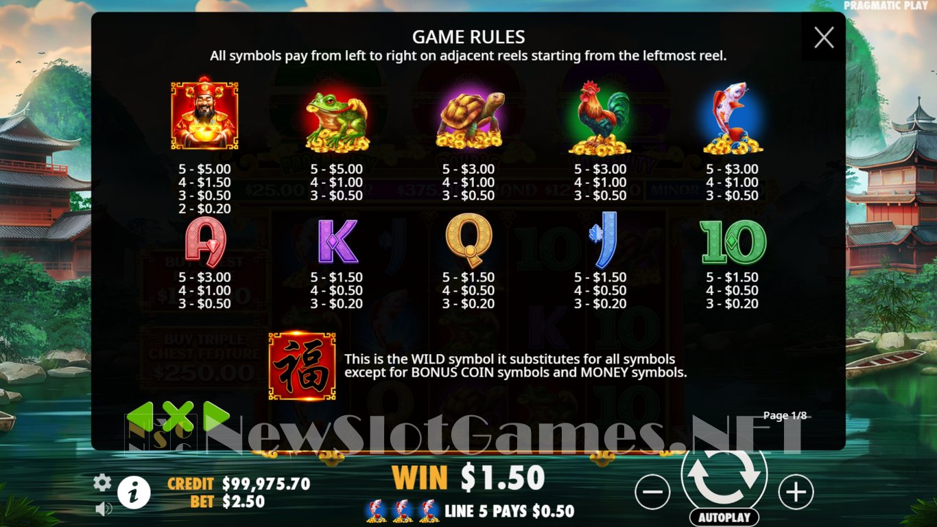 Chests of Cai Shen Slot Slot Image in Demo - pic. 7