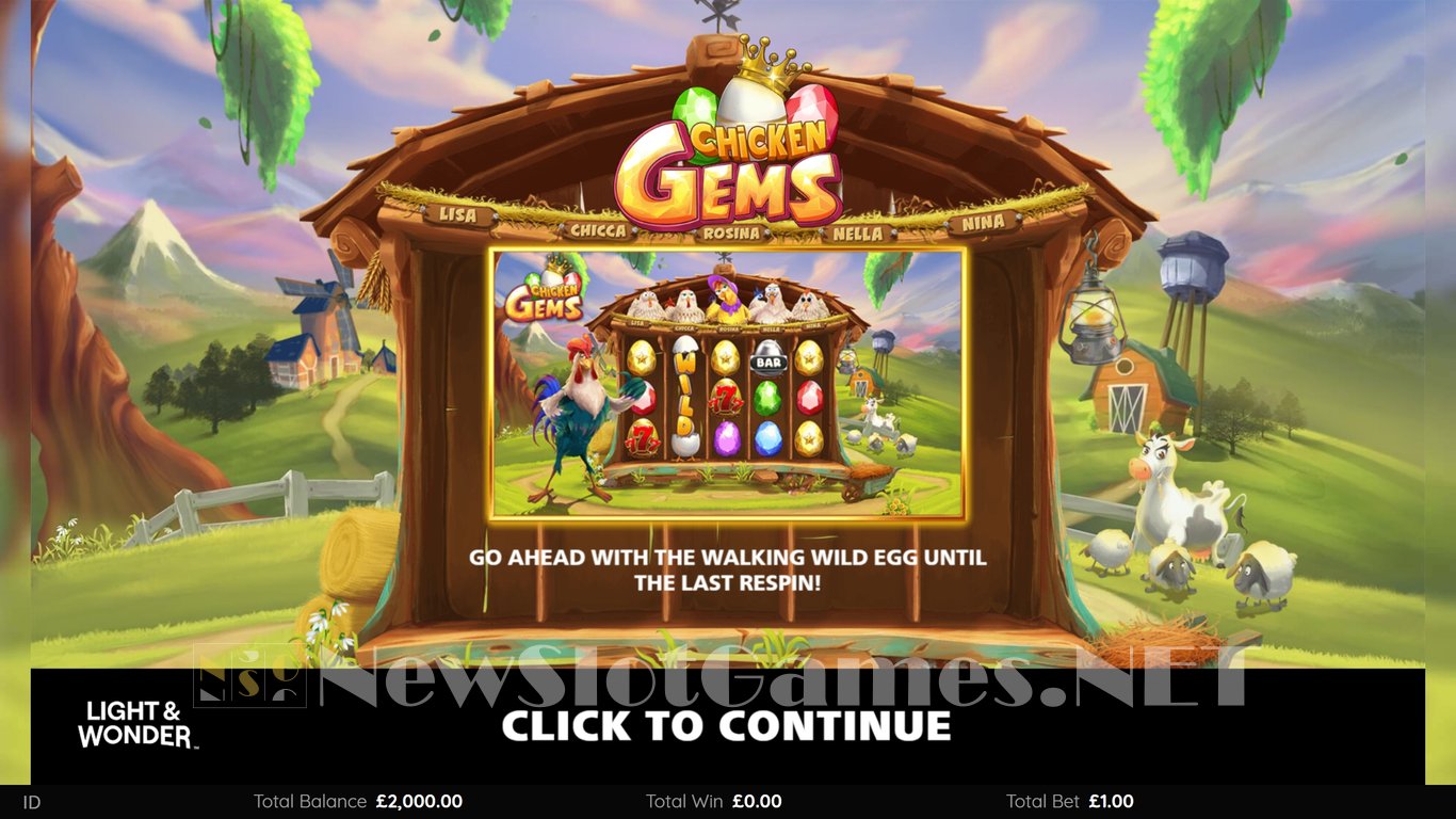 Chicken Gems Slot Demo Image