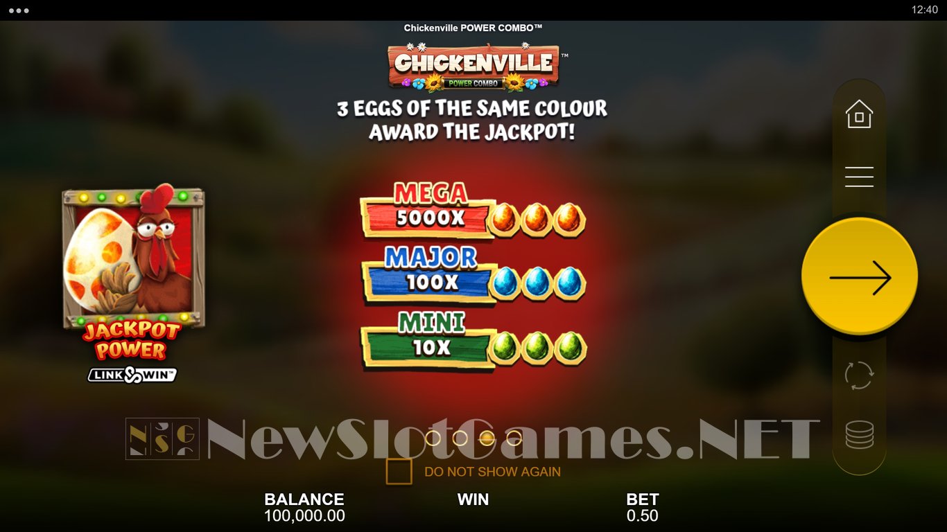 Chickenville Power Combo Slot Demo Image