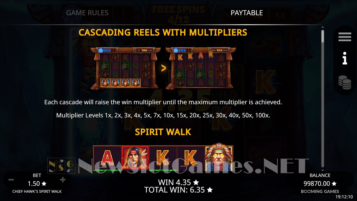 Chief Hawks Spirit Walk Slot Slot Image in Demo - pic. 11