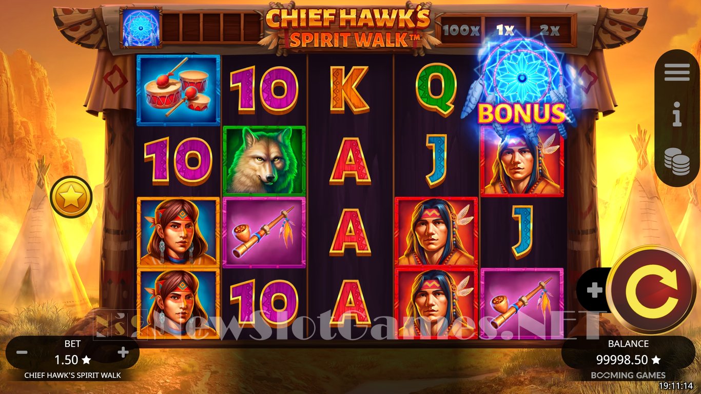 Chief Hawks Spirit Walk Slot Slot Image in Demo - pic. 2