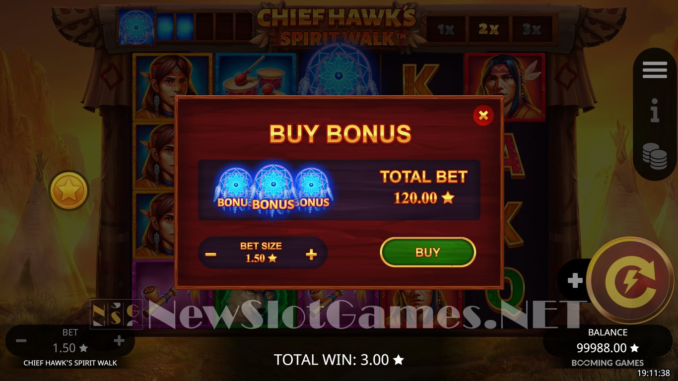 Chief Hawks Spirit Walk Slot Slot Image in Demo - pic. 6