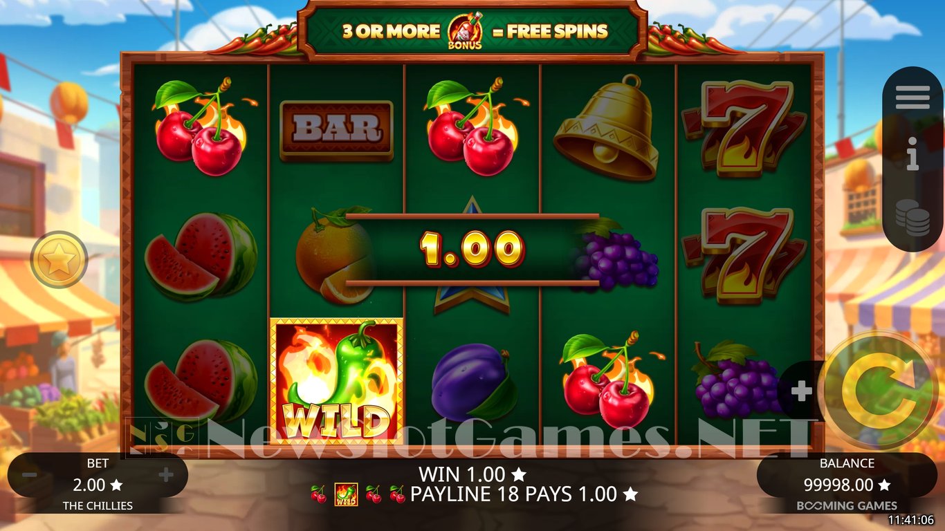 The Chillies Slot Demo Image