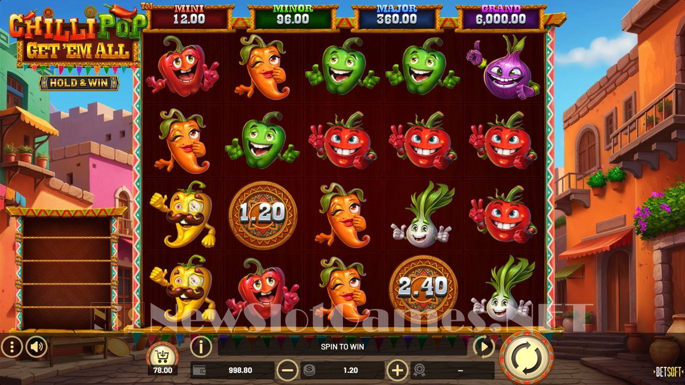 Chillipop Get Em All Slot Demo Image