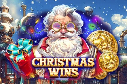 Christmas Wins Slot Logo